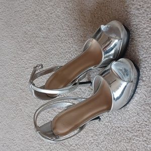Silver heels